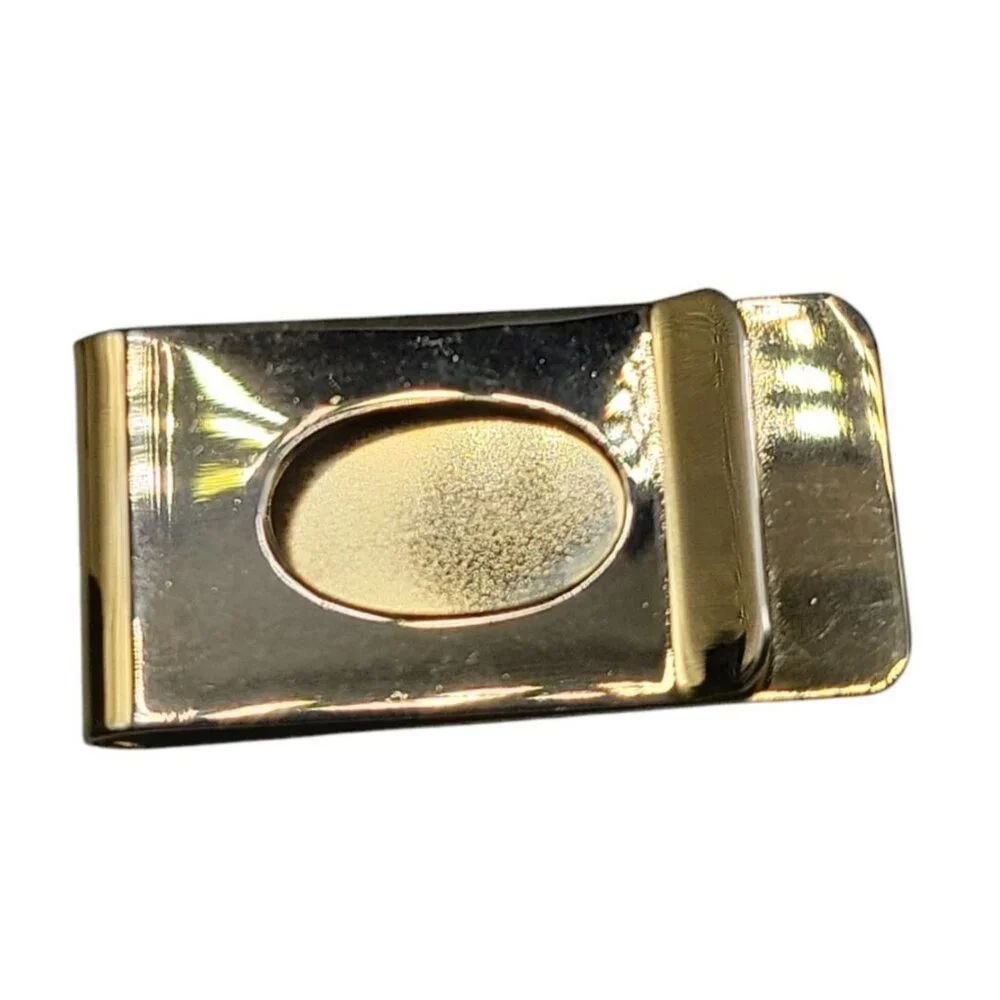 Presidential Seal Money Clip United States Blue White Eagle Shield Gold Tone